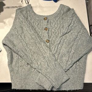 Blue knitted cardigan from studioclip (brand from japan)! 🎌